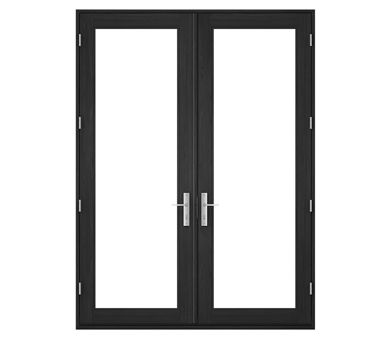 Pella Reserve Contemporary Wood Hinged Patio Door in Laredo